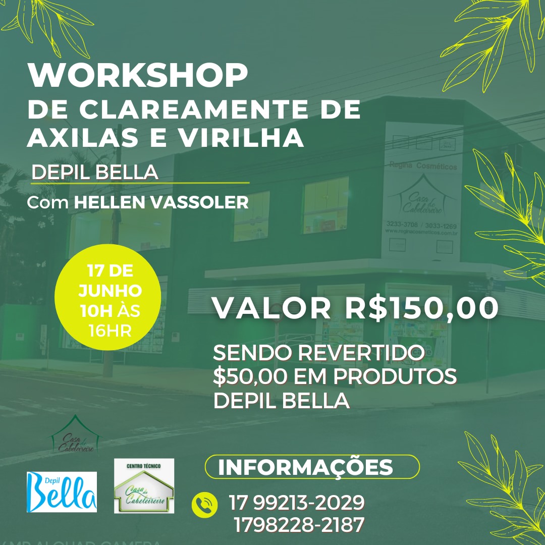 Workshop Clareamento Axilas e Virilha